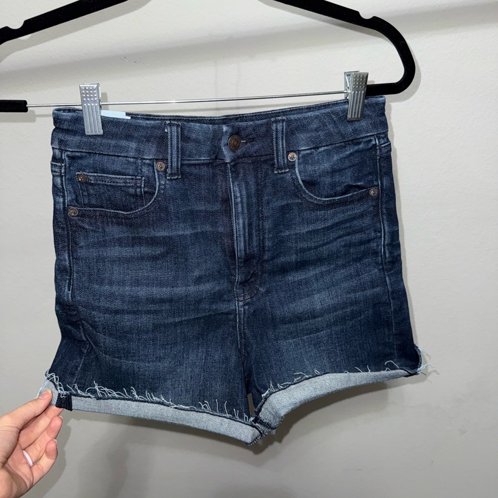 American Eagle Outfitters Dark Blue Jean Shorts